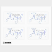 Sticker Rectangulaire L'ange du soldat (Feuille)