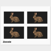Sticker Rectangulaire Lapin 2 (Feuille)