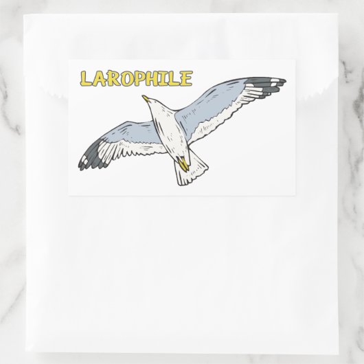 Sticker Rectangulaire Larophile (Sac)