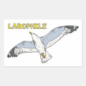 Sticker Rectangulaire Larophile (Devant)