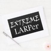 Sticker Rectangulaire Larper extrême (Enveloppe)