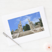 Sticker Rectangulaire L'art balinais (Enveloppe)