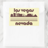 Sticker Rectangulaire Las Vegas Nevada (Sac)
