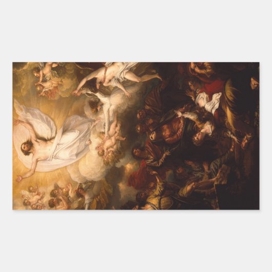 Sticker Rectangulaire 'L'Ascension' (Devant)