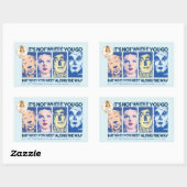 Sticker Rectangulaire L'Assistant D'Oz™ | Qui Vous Rencontrez En Chemin (Feuille)