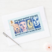 Sticker Rectangulaire L'Assistant D'Oz™ | Qui Vous Rencontrez En Chemin (Enveloppe)