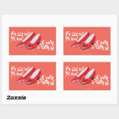 Sticker Rectangulaire L'Assistant D'Oz™ | Suivez votre propre chemin (Feuille)