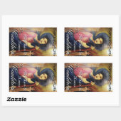 Sticker Rectangulaire L'autocollant de chaudron (Feuille)