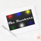 Sticker Rectangulaire L'autocollant de revolvers (Enveloppe)