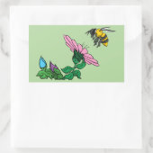 Sticker Rectangulaire L'autocollant défenseur (Sac)