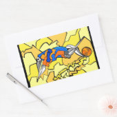 Sticker Rectangulaire l'autocollant DUNK par NGBOO (Enveloppe)