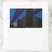 Sticker Rectangulaire L'autocollant Scoop News City (Sac)