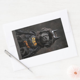 Sticker Rectangulaire L'autocollant The Bark Knight