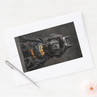 Sticker Rectangulaire L'autocollant The Bark Knight