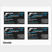 Sticker Rectangulaire Lavage de pression (Feuille)