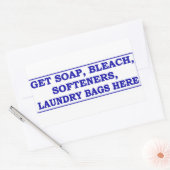 Sticker Rectangulaire Lave-linge Lave-linge (Enveloppe)