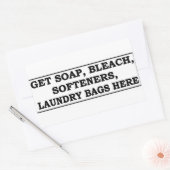 Sticker Rectangulaire Lave-linge Lave-linge (Enveloppe)