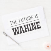 Sticker Rectangulaire L'avenir est féminin / Wahine (Enveloppe)