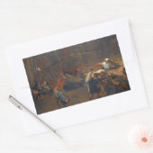 Sticker Rectangulaire Lawrence Alma-Tadema - Gunthram Bose Et Ses (Enveloppe)