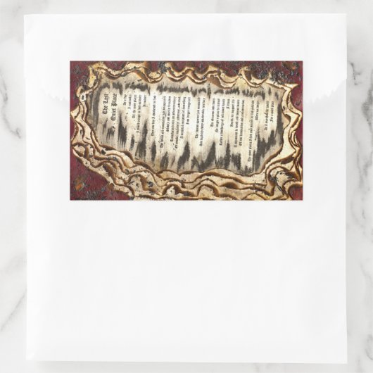 Sticker Rectangulaire L'Dernier Endroit Calme (Sac)