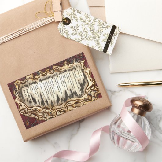 Sticker Rectangulaire L'Dernier Endroit Calme (Cadeaux)