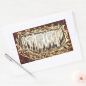 Sticker Rectangulaire L'Dernier Endroit Calme (Enveloppe)