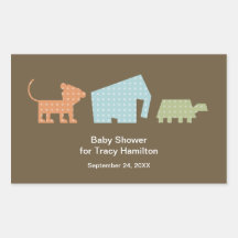 Le Baby shower des animaux sauvages