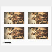 Sticker Rectangulaire 'Le baptême du Christ' (Feuille)