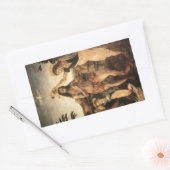 Sticker Rectangulaire 'Le baptême du Christ' (Enveloppe)