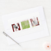 Sticker Rectangulaire Le bien du mal et l'idée 2014 (Enveloppe)