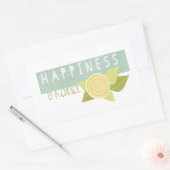 Sticker Rectangulaire Le bonheur est un choix (Enveloppe)