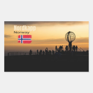 Sticker Rectangulaire Le Cap Nord magique