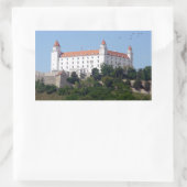 Sticker Rectangulaire le château de bratislava (Sac)