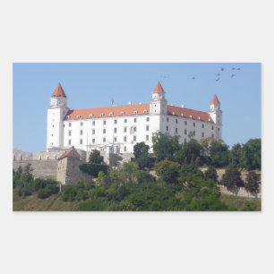 Sticker Rectangulaire le château de bratislava