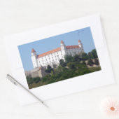 Sticker Rectangulaire le château de bratislava (Enveloppe)