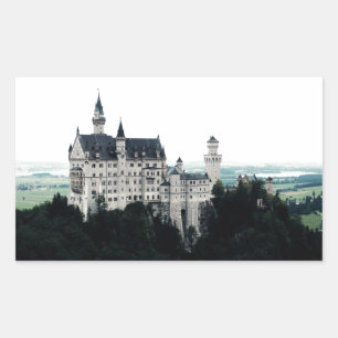 Sticker Rectangulaire Le château de Neuschwanstein
