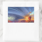 Sticker Rectangulaire Le chemin de la couverture King (Sac)