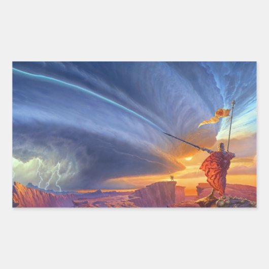 Sticker Rectangulaire Le chemin de la couverture King (Devant)