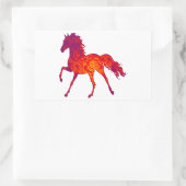 STICKER RECTANGULAIRE LE CHEVAL GALACTIQUE (Sac)