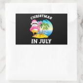 Sticker Rectangulaire Le Christ dans la piscine de Summer (Sac)