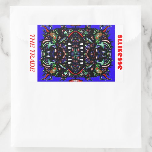 Sticker Rectangulaire le commerce (Sac)