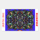 Sticker Rectangulaire le commerce (Devant)