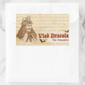 Sticker Rectangulaire Le comte historique Dracula (Sac)