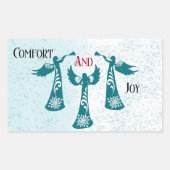 Sticker Rectangulaire Le Confort Et La Joie Des Anges Bénédiction De Noë (Devant)