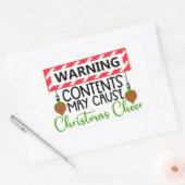 Sticker Rectangulaire Le contenu peut être source de joie (Enveloppe)