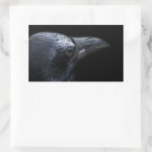 Sticker Rectangulaire Le Corbeau (Sac)