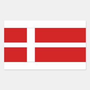 Sticker Rectangulaire Le Danemark