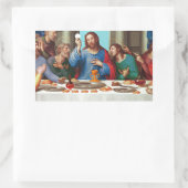 Sticker Rectangulaire Le dernier souper (Sac)