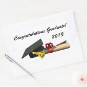 Sticker Rectangulaire Le diplômé - (Enveloppe)