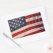 Sticker Rectangulaire Le drapeau américain (Enveloppe)
